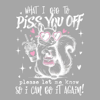 What I did Squirrel White