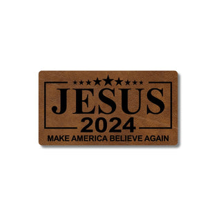 Jesus 2024 Leatherette Patch