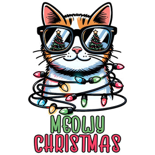 Meowy Christmas Cool Cat