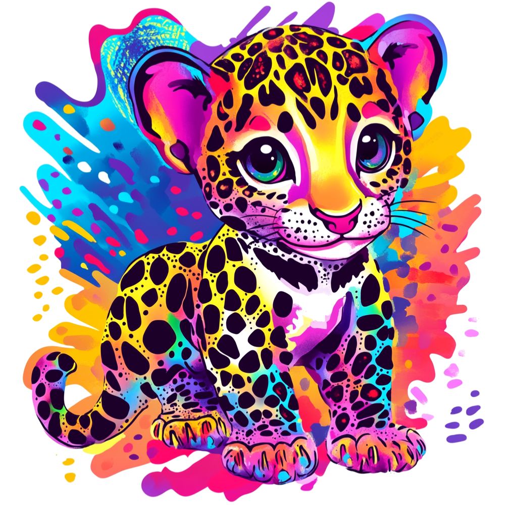 Colorful Leopard