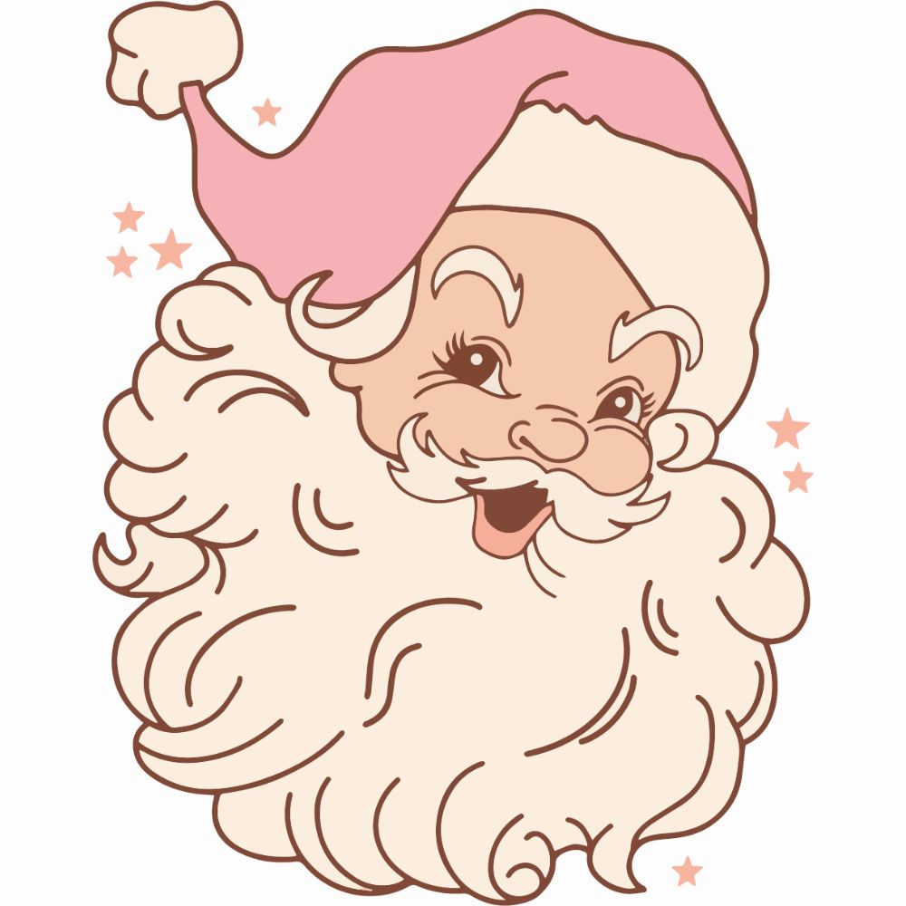 Cute Pastel Santa