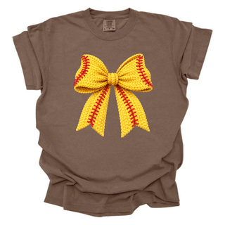 Stitched Softball Bow