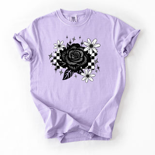 Black Rose Checkered