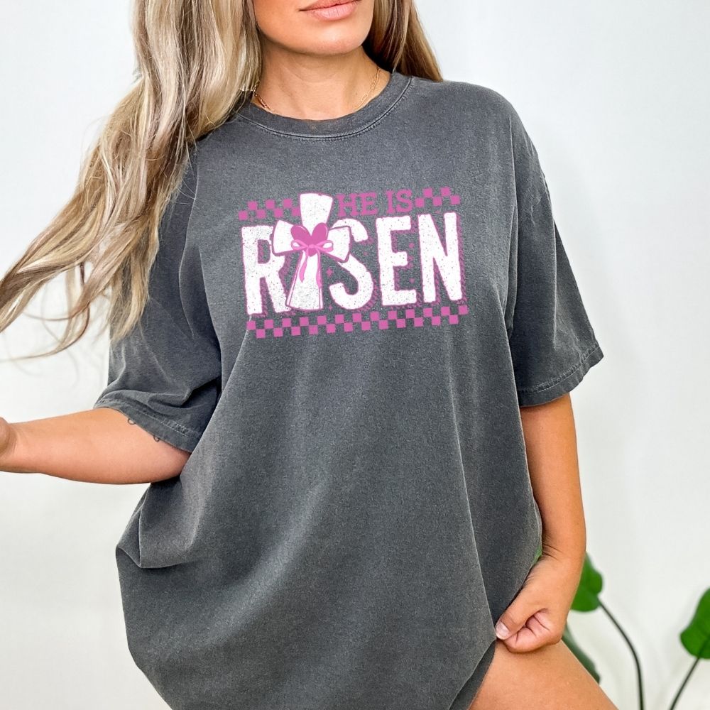 He Is Risen Checkered