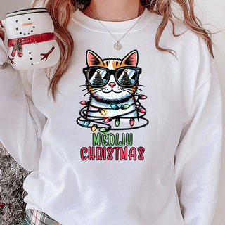 Meowy Christmas Cool Cat