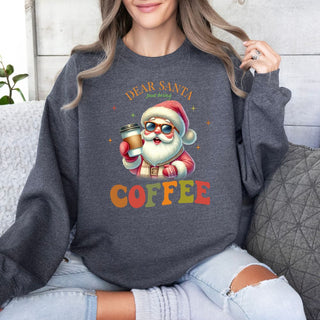 Dear Santa Just bring Coffee