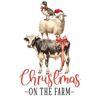 Christmas On The Farm Animal Stack