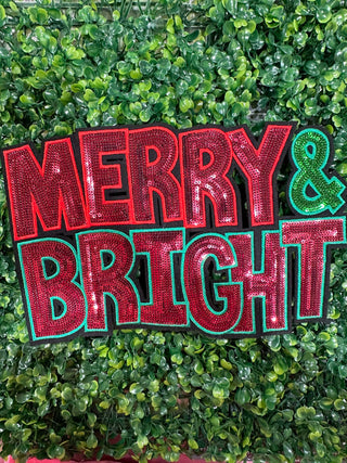 Sequin Merry And Bright