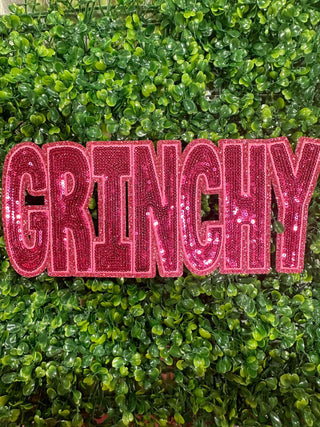 Glitzy Pink Grinchy