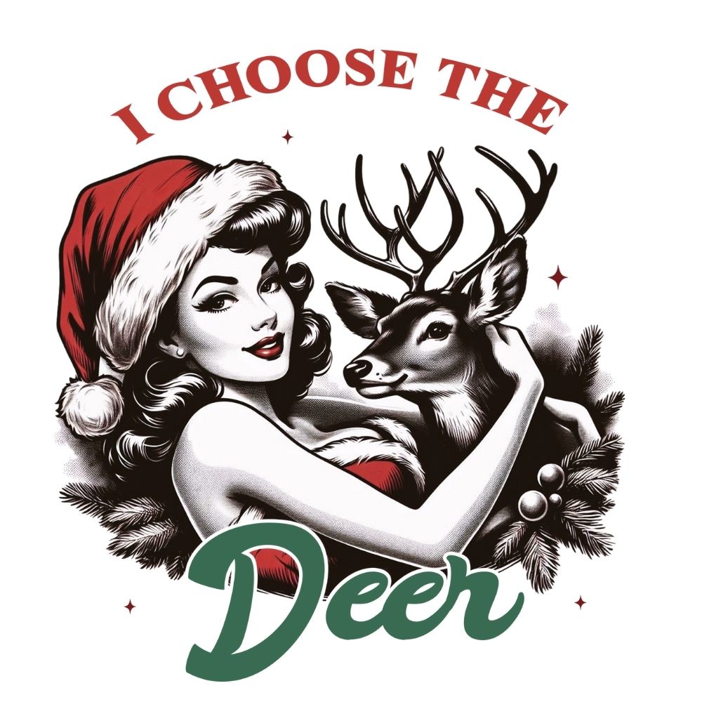 Retro Housewife Choose The Deer