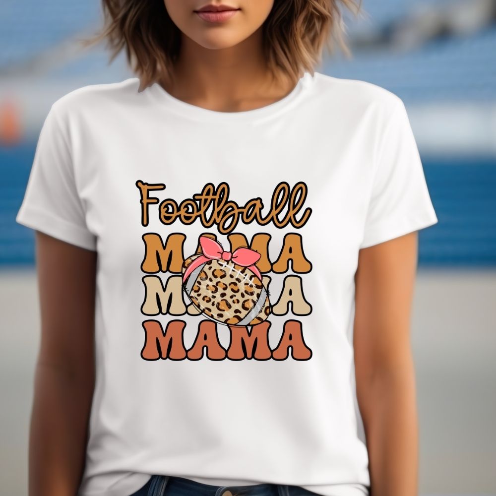 Football Mama Bow