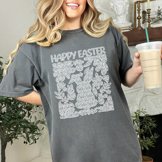 Boho Happy Easter Lace
