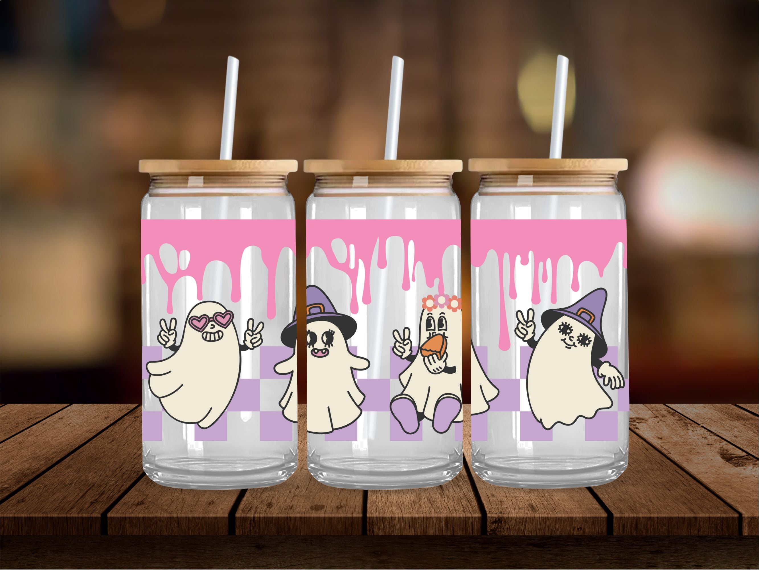 4 Ghosts Chillin 16 Oz Wrap