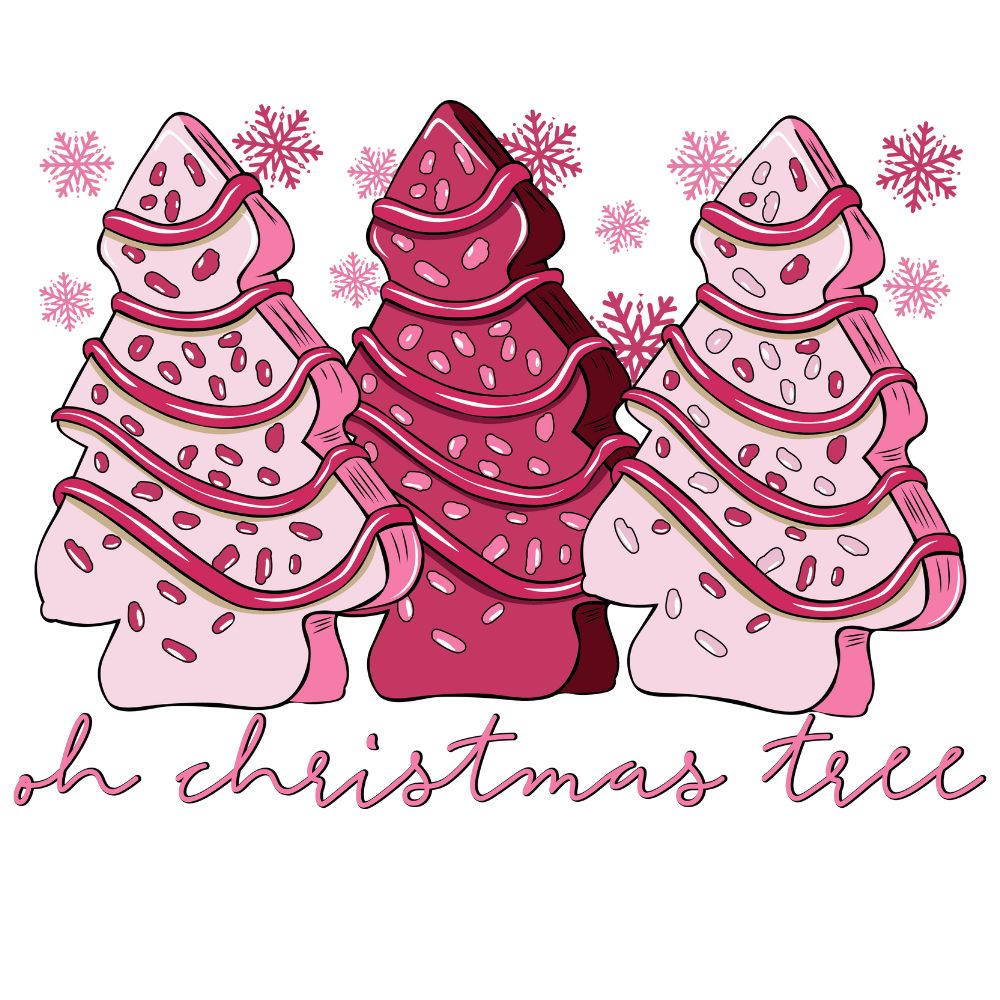 Oh Christmas Tree Pink