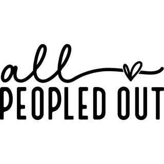 All Peopled Out Black