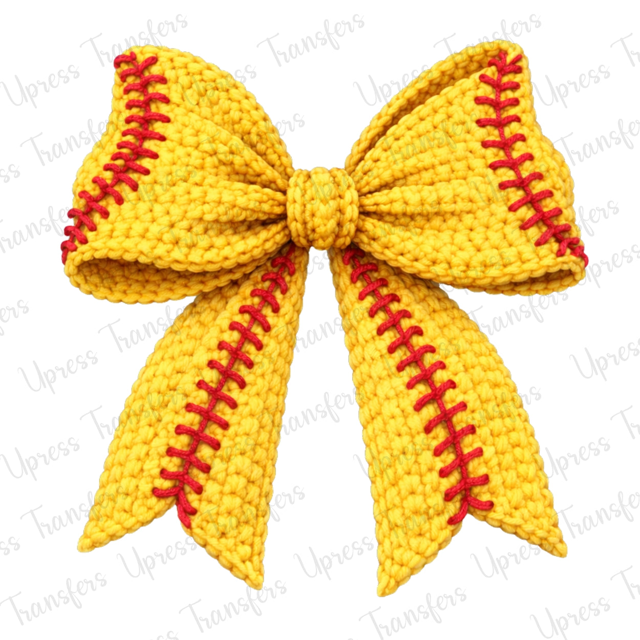 Stitched Softball Bow