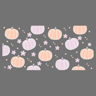 Pastel Pumpkins UV DTF 16oz Wrap