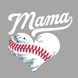 Baseball Mama Heart