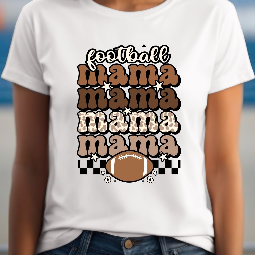 Football Mama Stacked