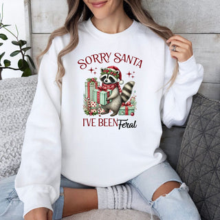 Sorry Santa Feral Raccoon Christmas