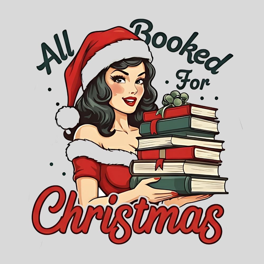 All Booked For Christmas Retro Housewife