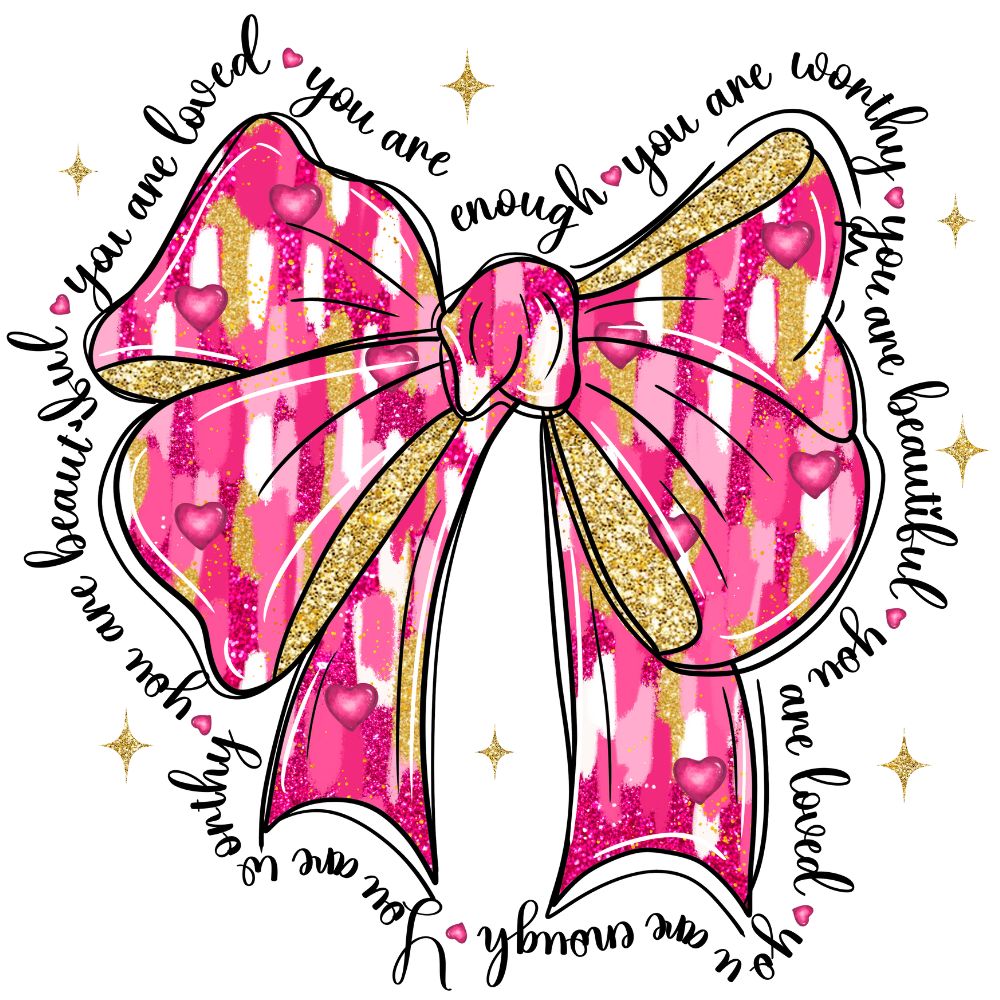 You Are Worthy Coquette Bow