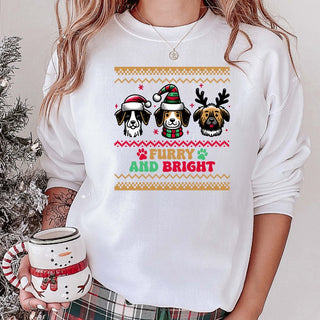 Furry And Bright Ugly Sweater