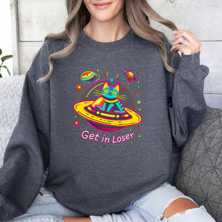 Get In Loser Colorful UFO Cat