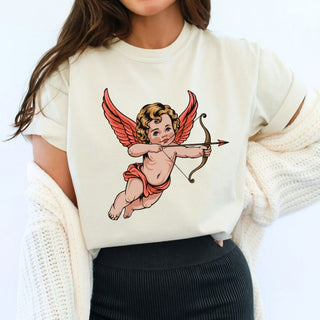Baby Cupid Shooting Arrow