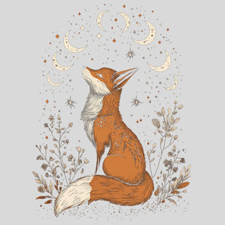 Red Fox Under Moons