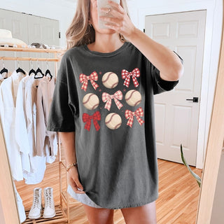 Checkered Coquette Baseball