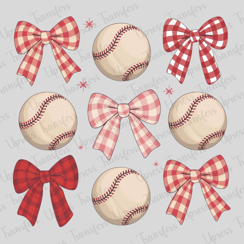 Checkered Coquette Baseball