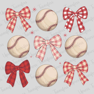 Checkered Coquette Baseball