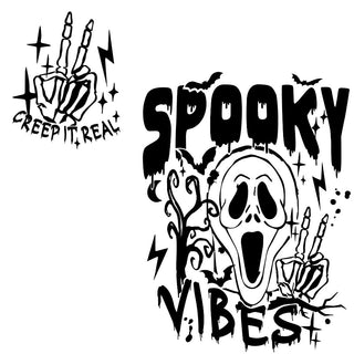 Spooky Vibes Black