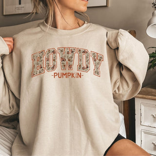 Howdy Pumpkin Varsity Retro