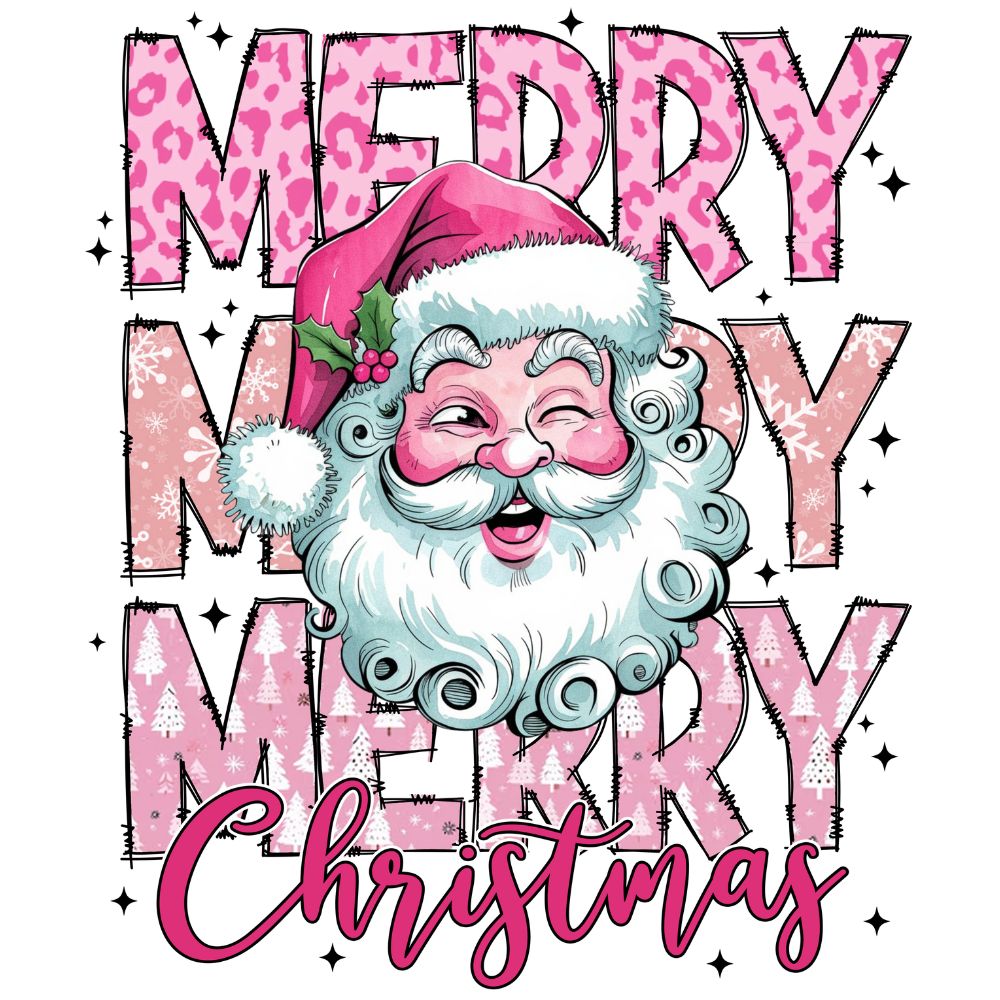Merry Christmas Pink