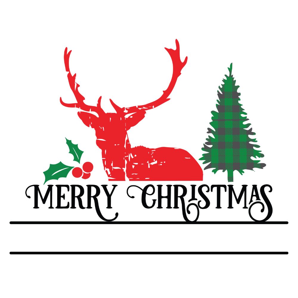 Reindeer Merry Christmas