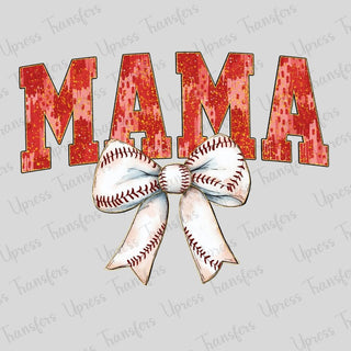 Baseball Mama Bow