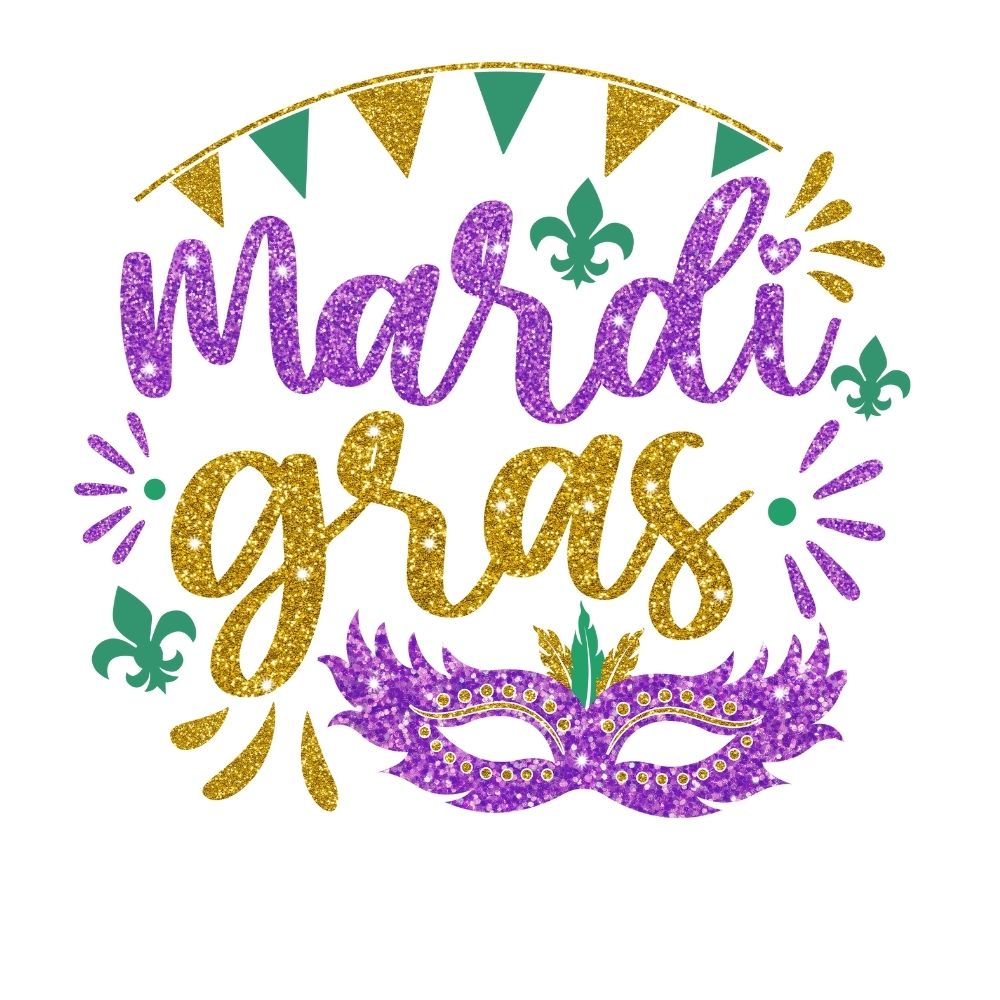 Glitter Mardi Gras