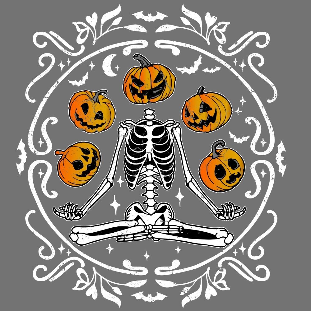 Yoga Skeleton White