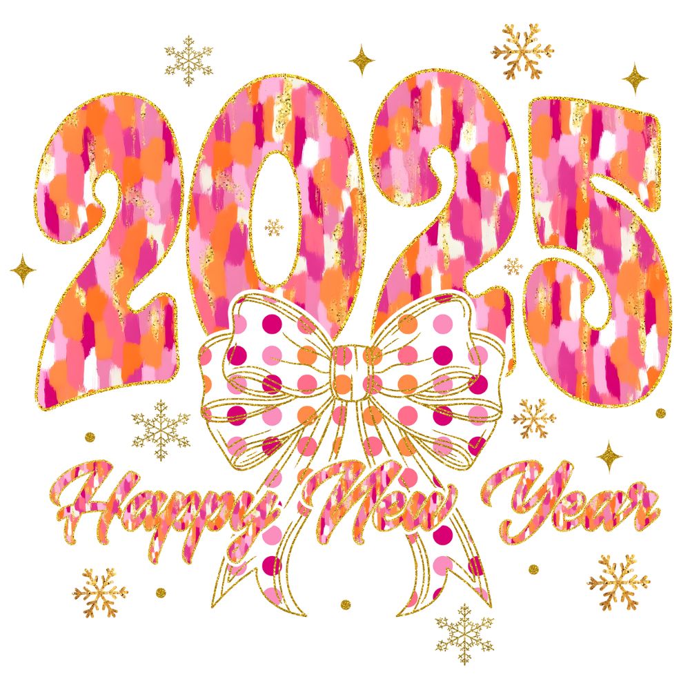 Brushstroke Happy New Year