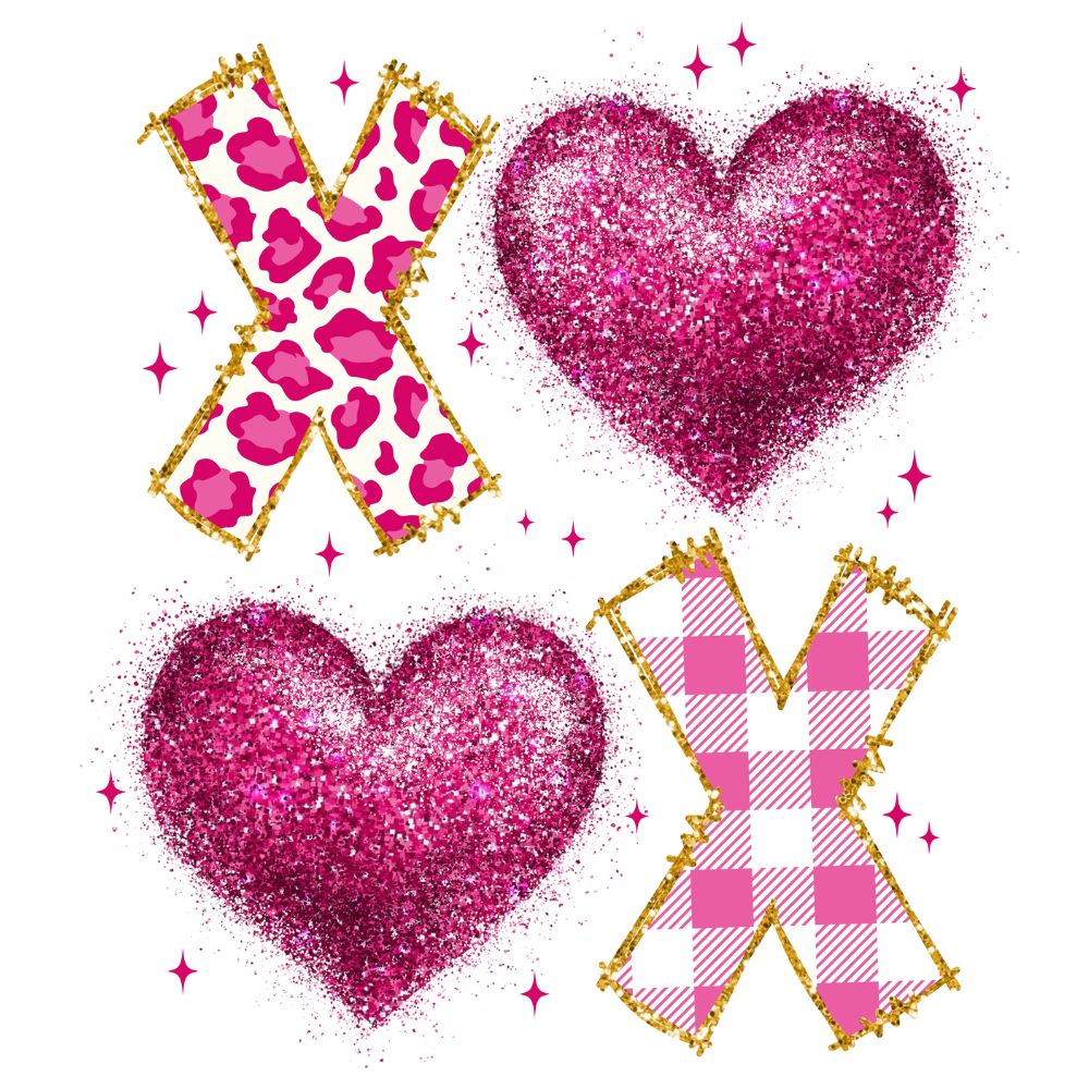 Pink Stacked Xoxo