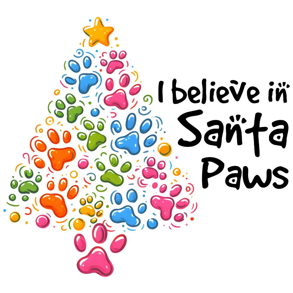 I Believe In Santa Paws Tree