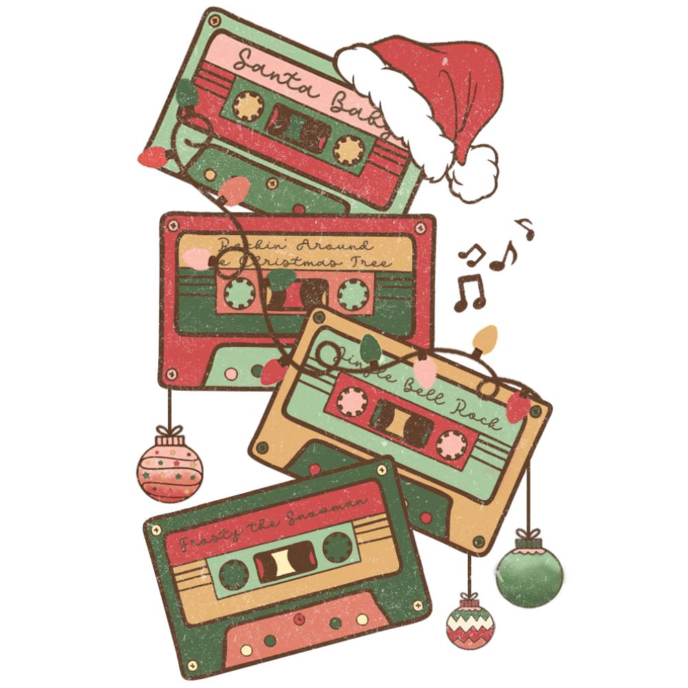 Retro Christmas Tapes