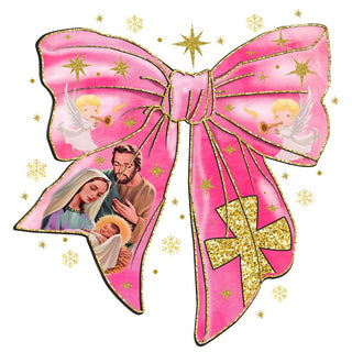 Pink Jesus Bow