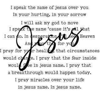 I Speak The Name Of Jesus