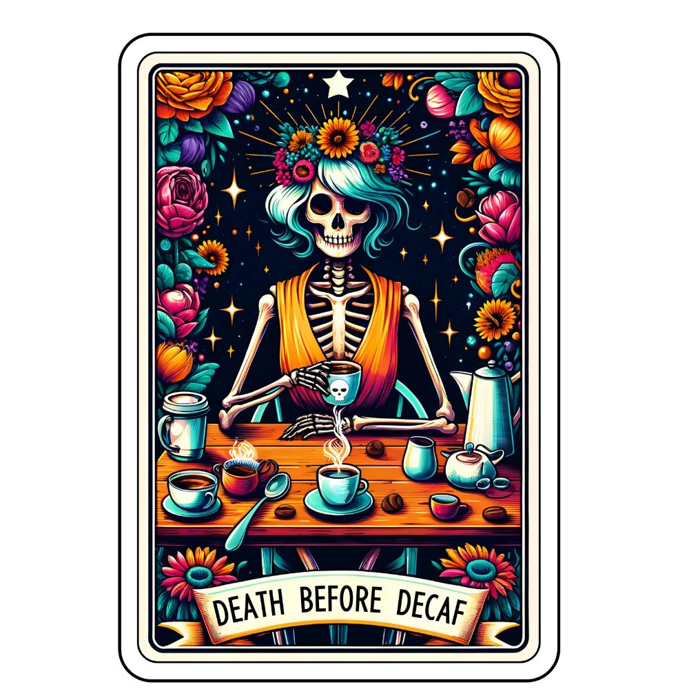Death Before Decaf Tarot