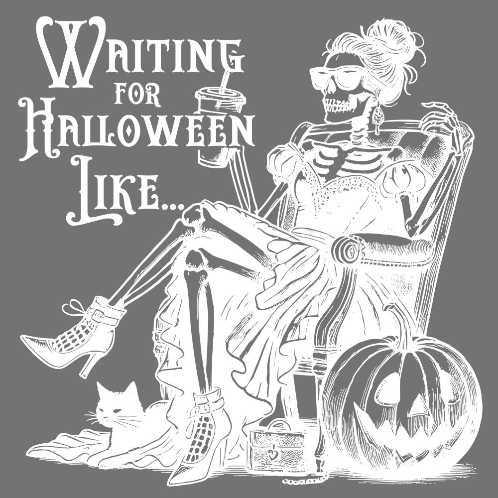 Waiting For Halloween White