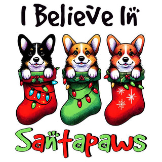 I Believe In Santa Paws Stocking Dogs