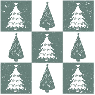 Checkered Christmas Trees